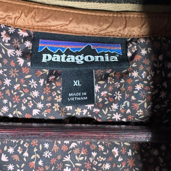 Patagonia Jacket Womens XL Brown Canvas Prairie Dawn 3-in-1 Barn Coat - Picture 4 of 16